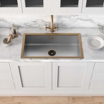 Top-mounted rectangular sink by Officine Gullo srl - view 2