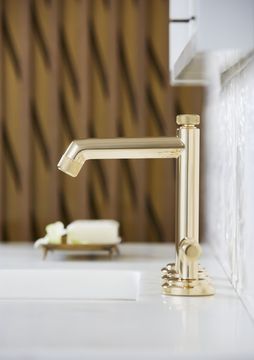 Pinna Paletta Sink Faucet, Tall Spout, Lever Handles by Kallista - view 4