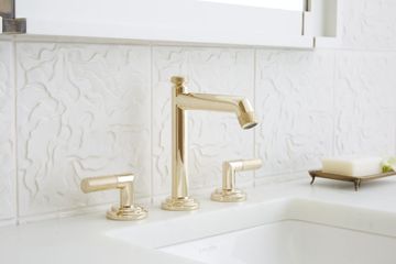 Pinna Paletta Sink Faucet, Tall Spout, Lever Handles by Kallista - view 2