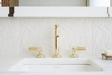 Pinna Paletta Sink Faucet, Tall Spout, Lever Handles by Kallista - view 3