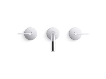 One Wall-mount sink faucet, lever handles by Kallista - view 2