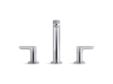 002 Widespread Sink Faucet, Tall Spout, Lever Handles by Kallista - view 2