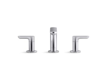 002 Widespread Sink Faucet, Low Spout, Lever Handles by Kallista - view 2