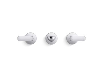 002 Wall Mount Widespread Sink Faucet, Lever Handles by Kallista - view 2