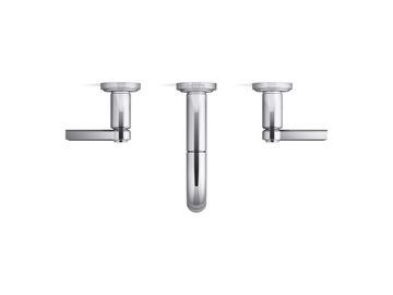 Vir Stil Minimal Wall-Mount Sink Faucet, Lever Handles by Kallista - view 4