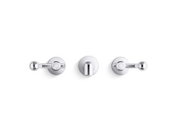 Vice Wall Mount Widespread Sink Faucet, Crank Handles by Kallista - view 2