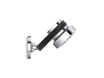 Bandeau Air-Induction Showerhead with Arm, Nero Marquina band by Kallista - view 2