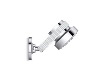 Bandeau Air-Induction Showerhead with Arm, White Carrara band by Kallista - view 2