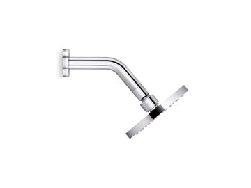Foundations Modern Round Showerhead with Arm by Kallista - view 3