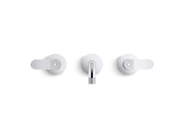 Aileron Wall Mount Widespread Sink Faucet by Kallista - view 2