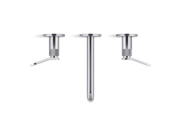 Aileron Wall Mount Widespread Sink Faucet by Kallista - view 4