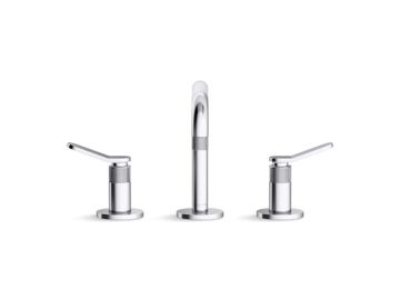 Aileron Widespread Sink Faucet, Low Spout by Kallista - view 2