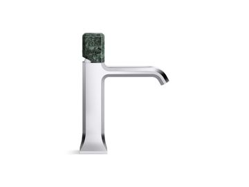 Bezel Single Control Sink Faucet, Guatemala Stone Handle by Kallista - view 3