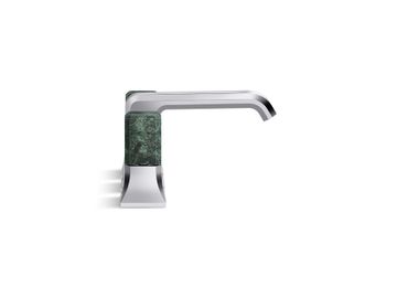 Bezel Widespread Sink Faucet, Guatemala Stone Handles by Kallista - view 3