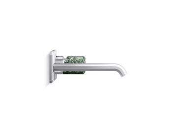 Bezel Wall Mount Single Control Sink Faucet, Guatemala Stone Handle by Kallista - view 3