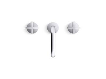 One Sink Faucet, Low Spout, Cross Handles by Kallista - view 4