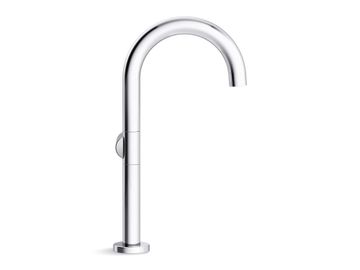One Single-Control Sink Faucet, Tall Spout by Kallista - view 3