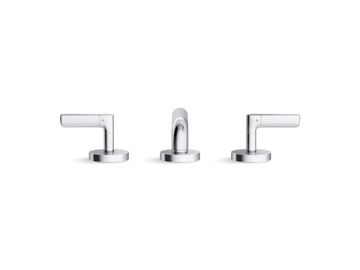 One Nazaré Sink faucet, low spout, lever handles by Kallista - view 2