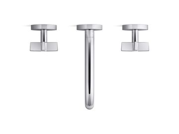 One Wall-mount sink faucet, cross handles by Kallista - view 4