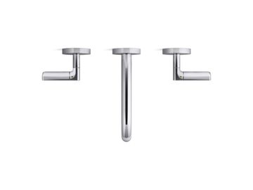 One Nazaré Wall-Mount Sink Faucet, Lever Handles by Kallista - view 4