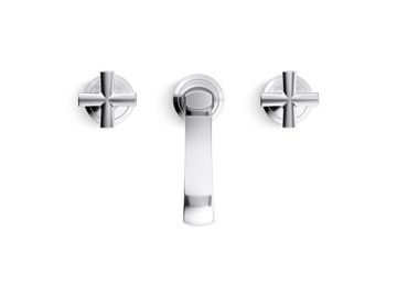 Script Sink Faucet, Low Spout, Cross Handles by Kallista - view 5