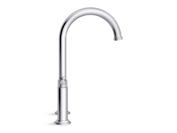 Central Park West Deck-Mount Bridge Faucet, Arch Spout, Lever Handles by Kallista - view 3