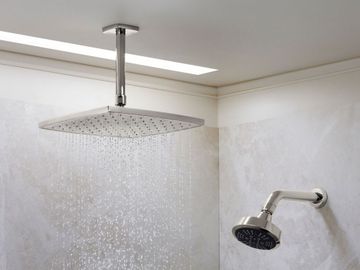 Foundations 6" ceiling-mount rain showerhead arm by Kallista - view 3
