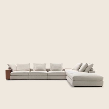 GROUNDPIECE - Sectional sofa by Flexform - view 8