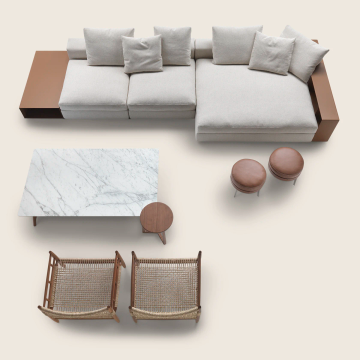 GROUNDPIECE - Sectional sofa by Flexform - view 2