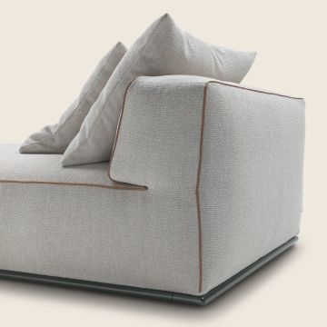 PERRY - Chaise longue by Flexform - view 4
