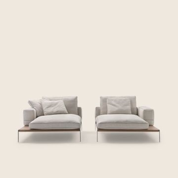LIFESTEEL - Chaise longue by Flexform - view 3