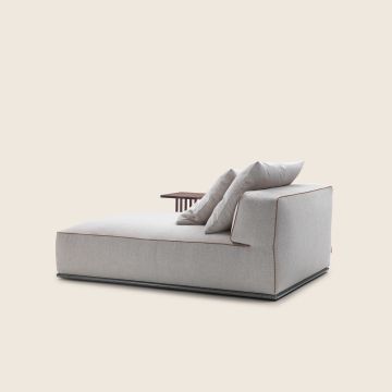 PERRY - Chaise longue by Flexform - view 3