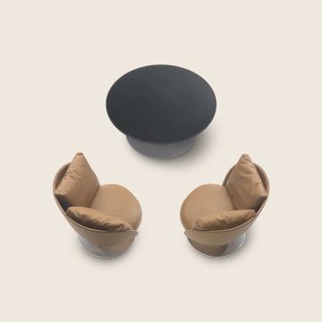 ERI - Coffee and Side table by Flexform - view 3