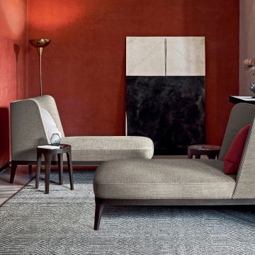 DRAGONFLY - Chaise longue by Flexform - view 3