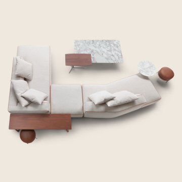 PERRY - Sectional sofa by Flexform - view 5