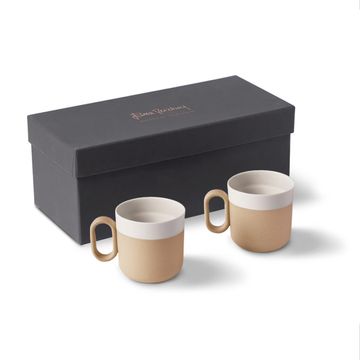 Capsule Tea Cup Set Of 2 Straw & Ivory by Esma Dereboy - view 2