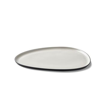 Stone Starter Plate Double Colour BLACK&IVORY by Esma Dereboy - view 2