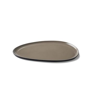 Stone Starter Plate Double Colour BLACK&ROCK by Esma Dereboy - view 2