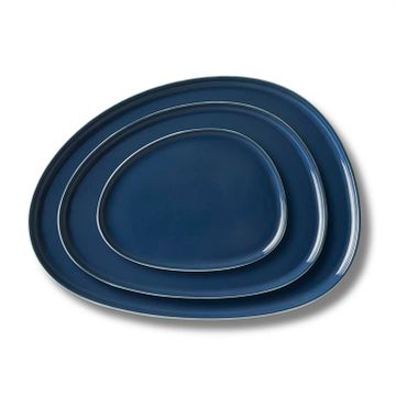 Stone Plate Set Ice & Ocean by Esma Dereboy - view 2