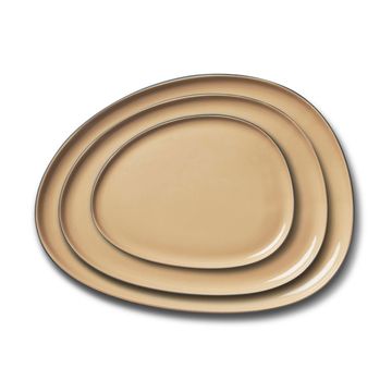 Stone Plate Set Black & Straw by Esma Dereboy - view 2