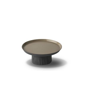 Tree Round Small Cake Salver Black - Black & Rock by Esma Dereboy - view 2