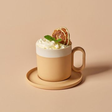 Capsule Tea Cup With Saucer Straw - Straw & Ivory by Esma Dereboy - view 5