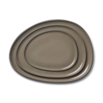 Stone Plate Set Black & Rock by Esma Dereboy - view 3