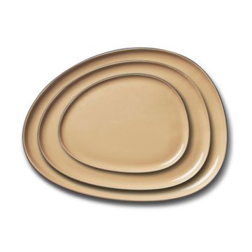 Stone Plate Set Black & Straw by Esma Dereboy - view 3