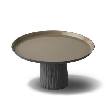 Tree Round Large Cake Salver Black - Black & Rock by Esma Dereboy - view 3