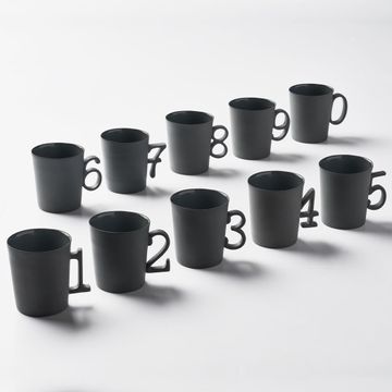 Figures Espresso Cup Handle 9 Single Colour by Esma Dereboy - view 5