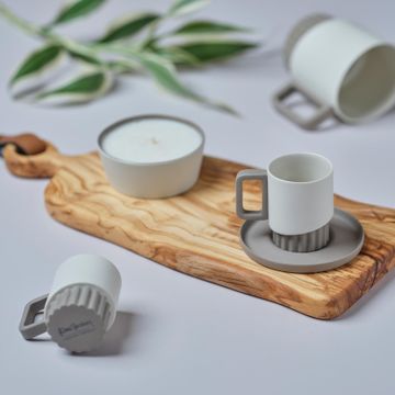 Corinth Espresso Saucer Single Colour by Esma Dereboy - view 7