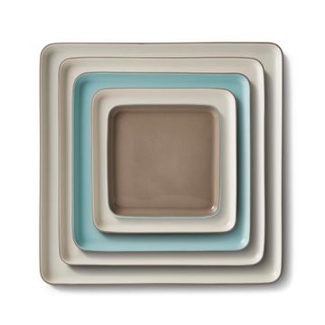 Square Plate Set Mix & Match No:5 by Esma Dereboy - view 3