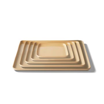 Square Plate Set Straw by Esma Dereboy - view 5