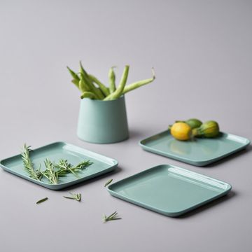 Square Bread Plate Single Colour by Esma Dereboy - view 7